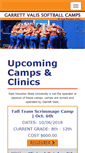 Mobile Screenshot of bobbrocksoftballcamps.com